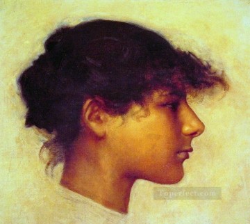 John Singer Sargent Painting - Head of Ana Capril Girl portrait John Singer Sargent